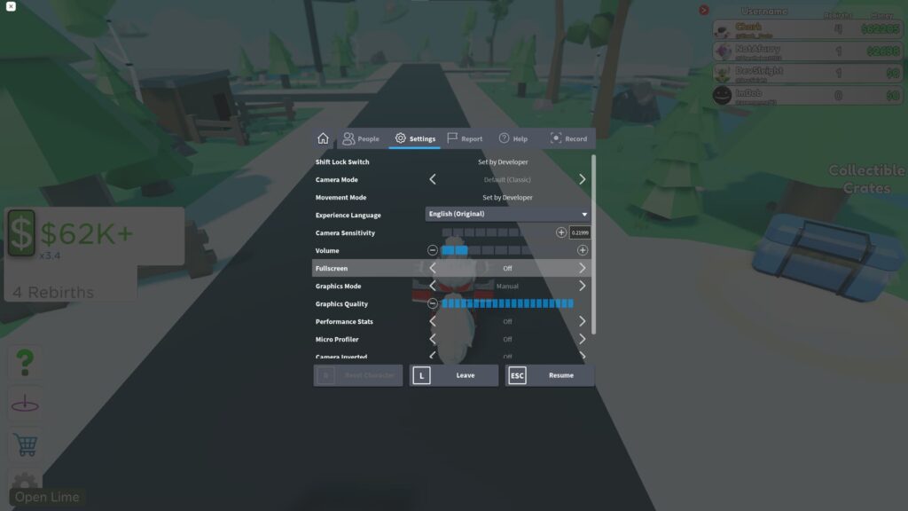 Buat Grafik Rata Kanan