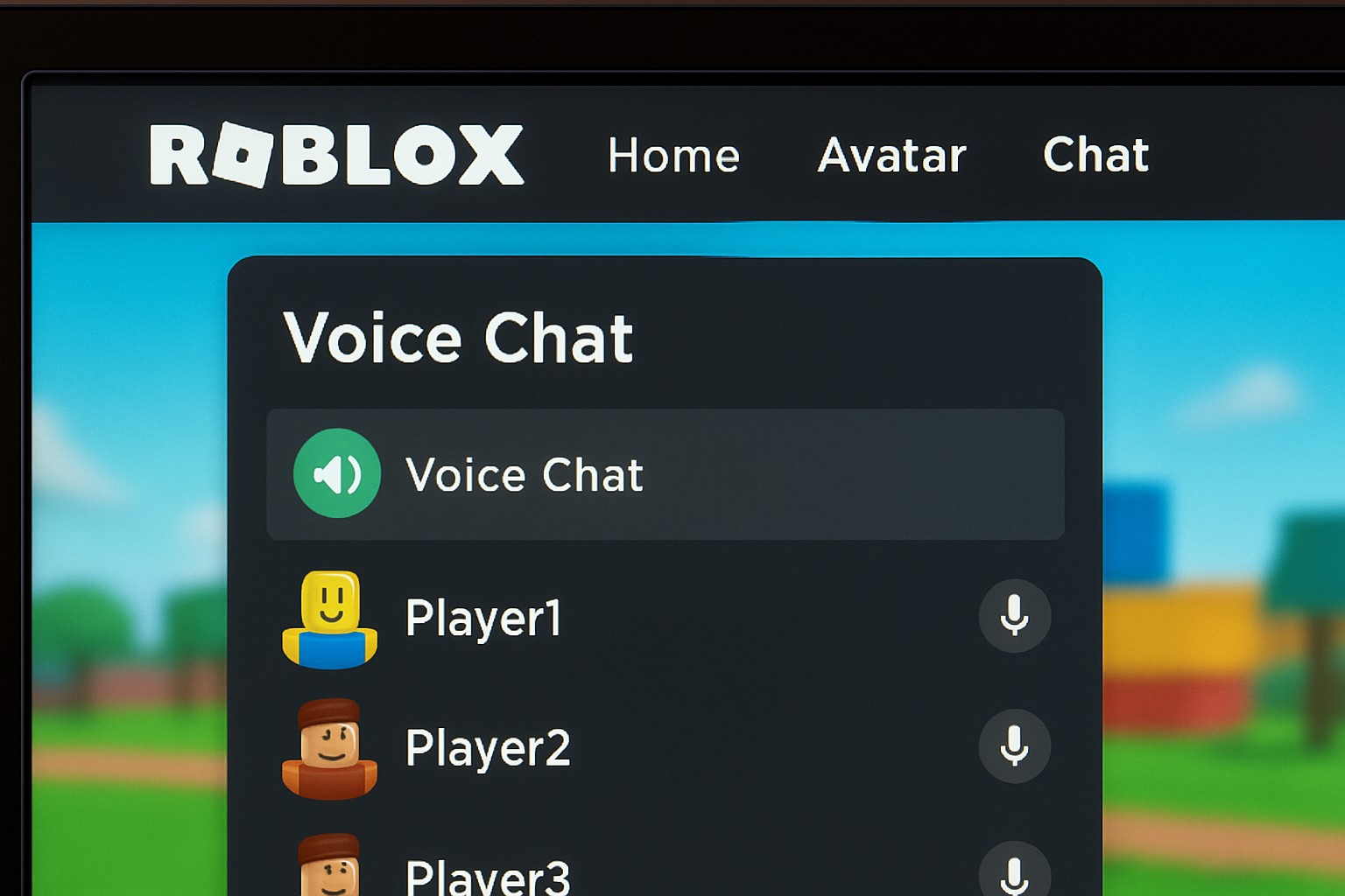Cover Cara Voice Chat Di Roblox