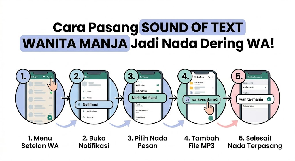 Sound Of Text Wanita Manja Cara Pasang