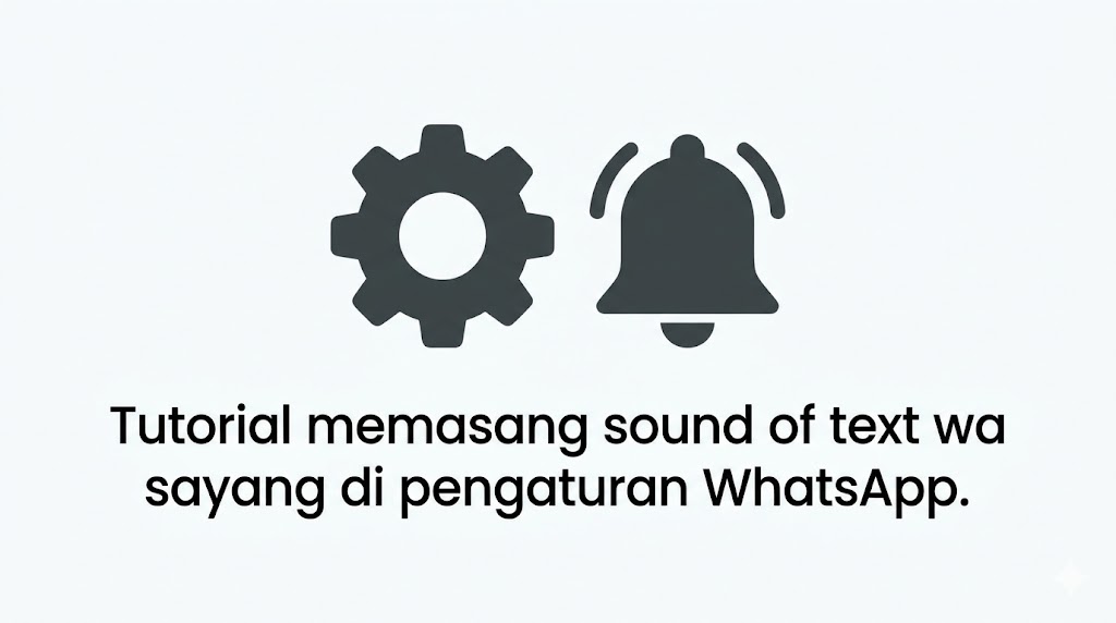 Tutorial Pasang Notifikasi Sound Of Text Wa Sayang