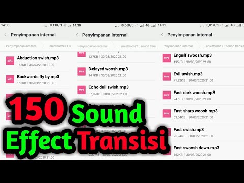 Jenis Efek Suara Untuk Cara Pilih Sound Effect Transisi Yang Tepat