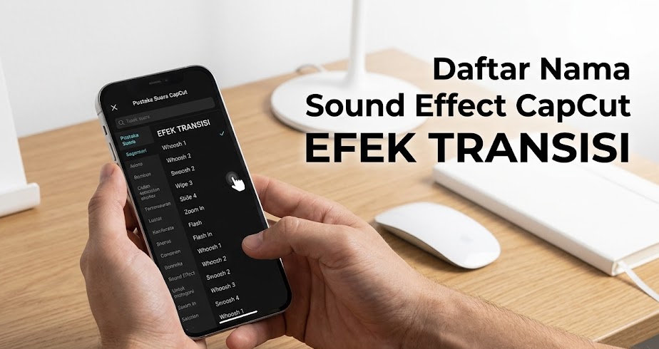 Referensi Transisi Sound Effect Capcut