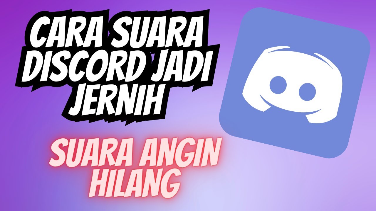 Setting Voice Untuk Suara Game Tembus Ke Discord